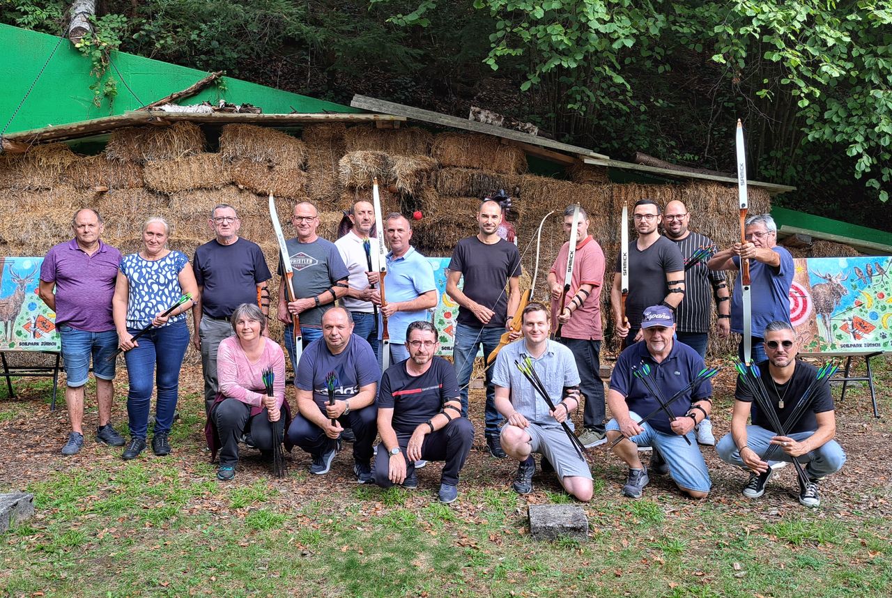WISAR Teamevent Bogenschiessen Seilpark Kloten